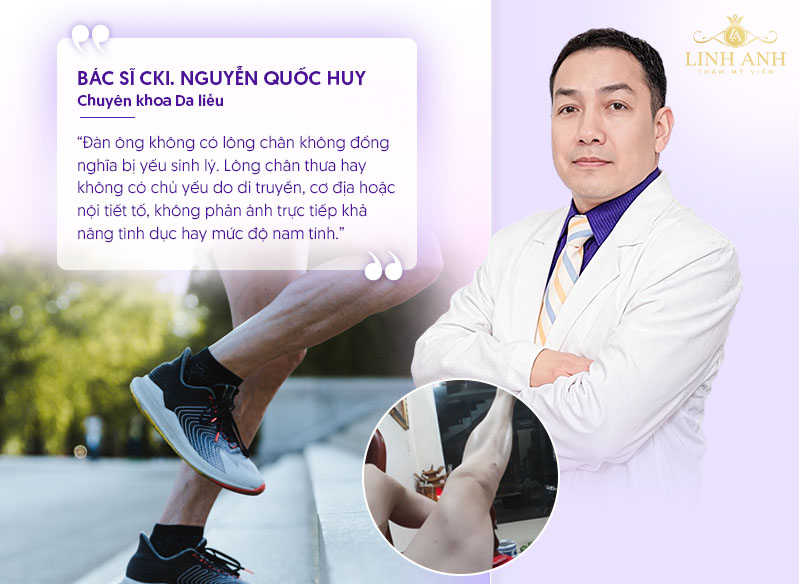 Vì sao đàn ông không có lông chân