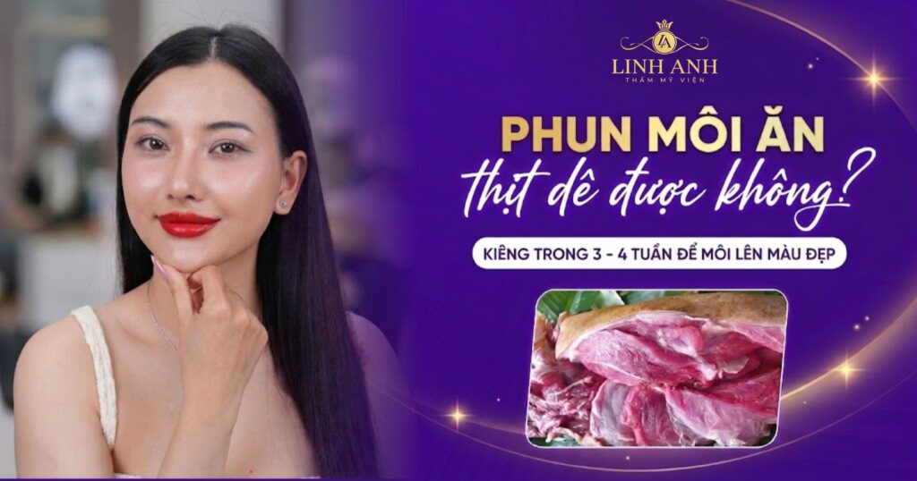 Phun môi ăn thịt dê được không