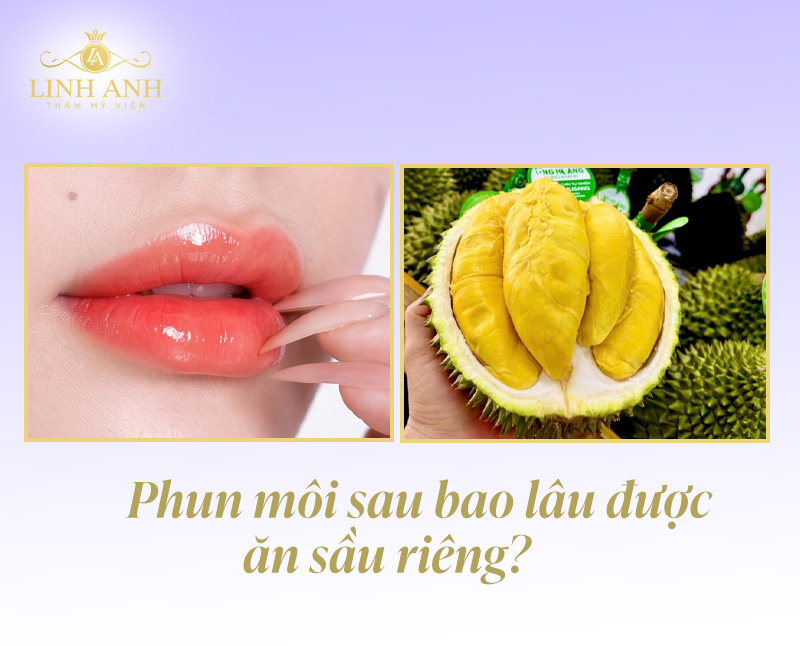 Ăn sầu riêng sau khi môi đã bong hoàn toàn