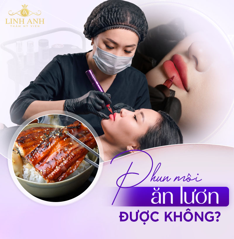 Phun môi ăn lươn được không