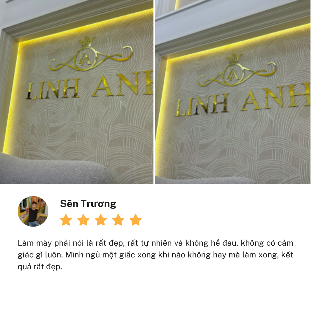 Khách hàng đánh giá cơ cở TMV Linh Anh Lê Hồng Phong