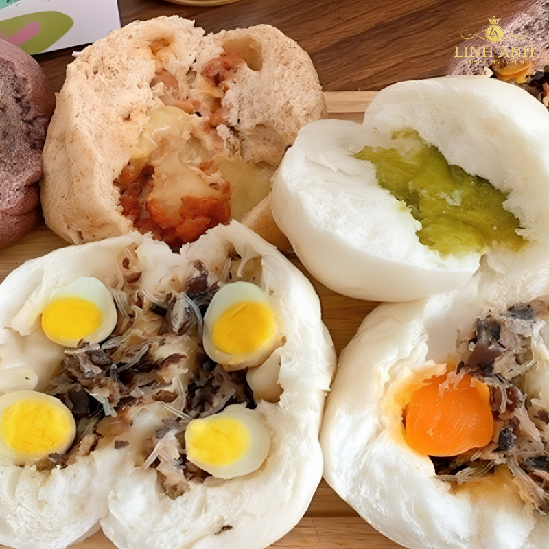 Không ăn bánh bao nhân trứng sau phun môi