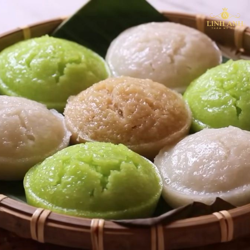 Xăm môi ăn bánh bò được không