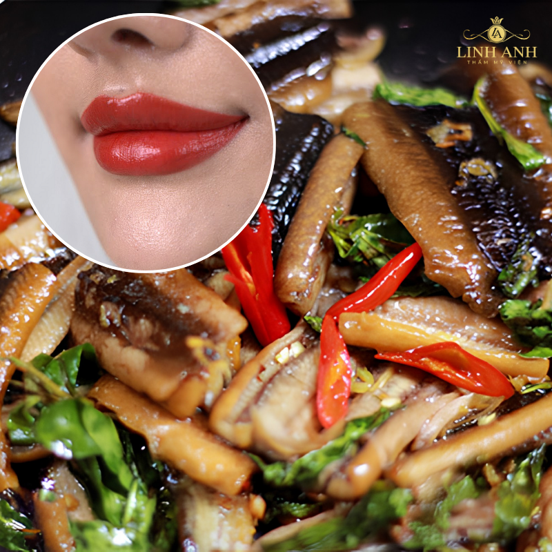 Kiêng ăn lươn sau phun môi
