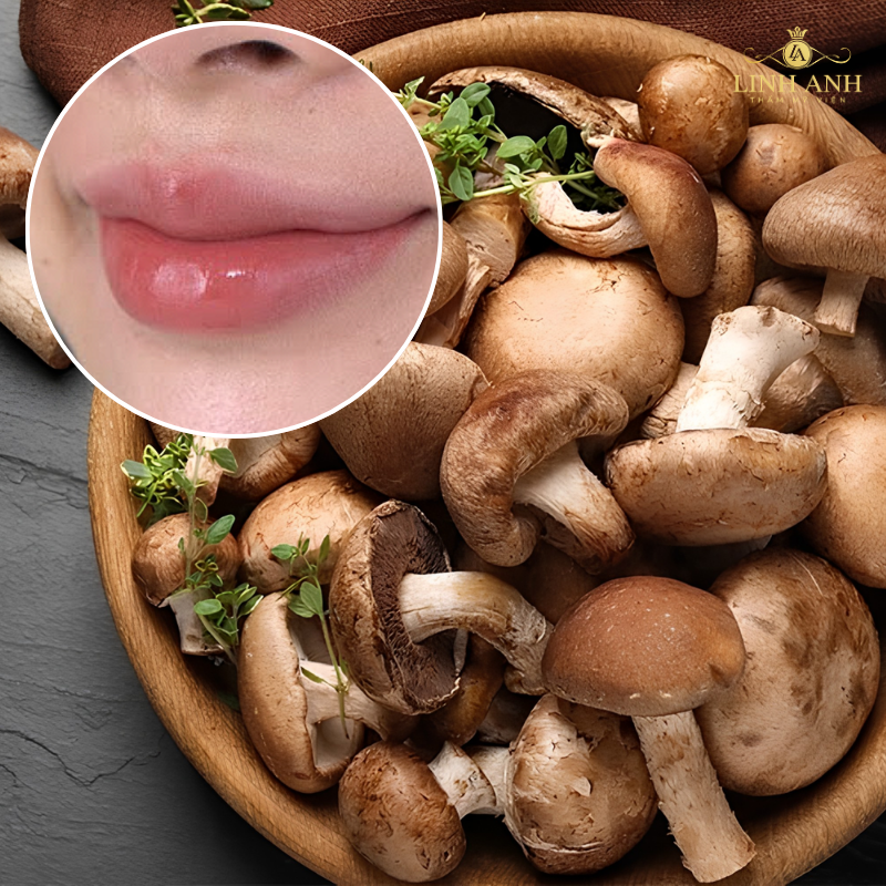 Ưu tiên ăn nấm mềm sau phun môi