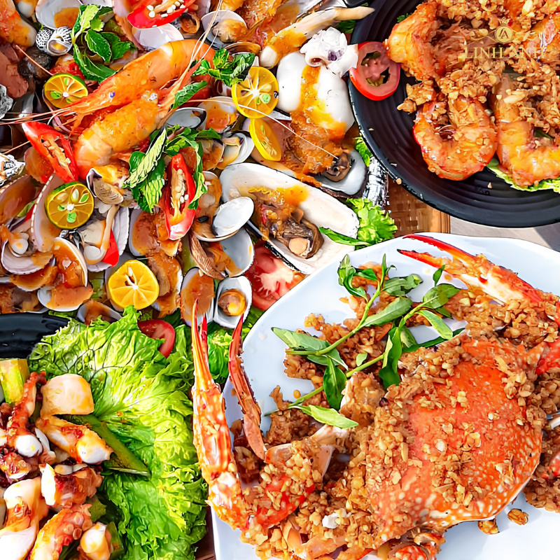 Kiêng ăn cua và hải sản sau phun môi