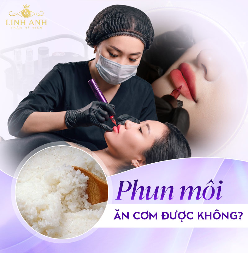 Phun môi ăn cơm với gì