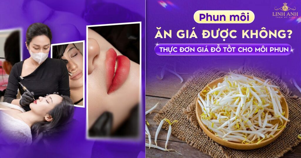 Phun xăm môi ăn giá được không