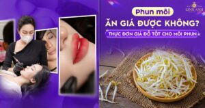 Phun xăm môi ăn giá được không