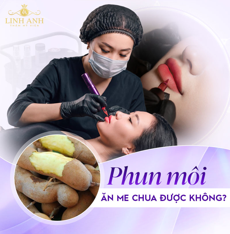 Xăm môi ăn me chua được không
