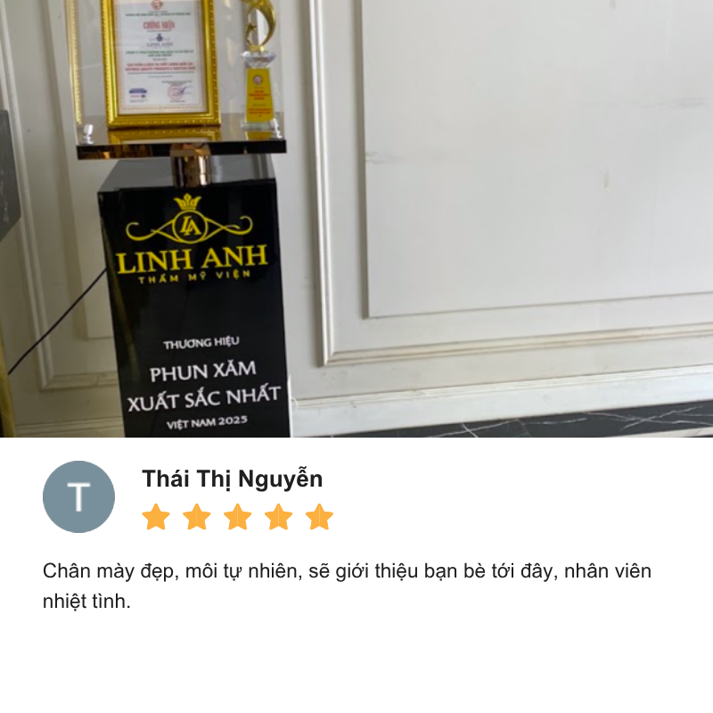 Đánh giá trải nghiệm tại cơ sở Thẩm Mỹ Linh Anh Phan Văn Trị