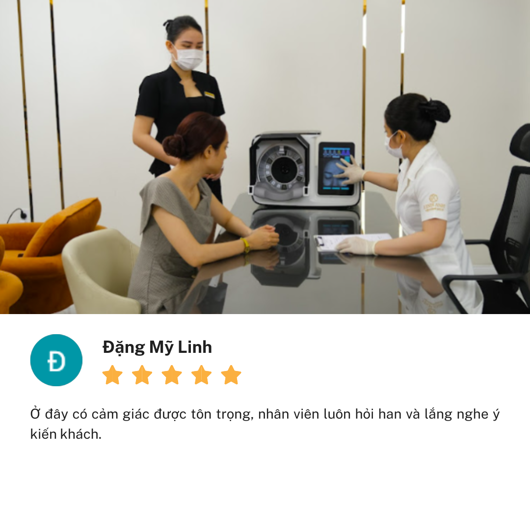 Review Thẩm Mỹ Viện Linh Anh cơ sở Cách Mạng Tháng 8 Thủ Dầu Một