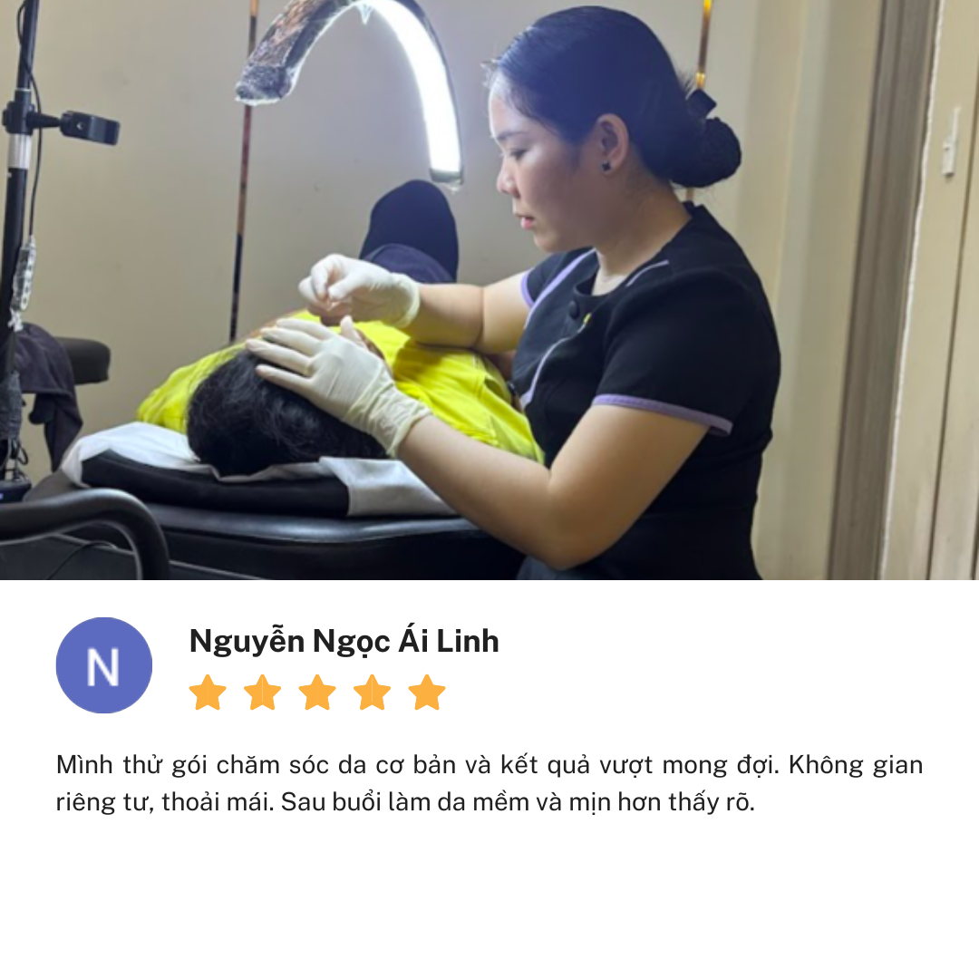 Review Thẩm Mỹ Viện Linh Anh cơ sở Cách Mạng Tháng 8 Thủ Dầu Một