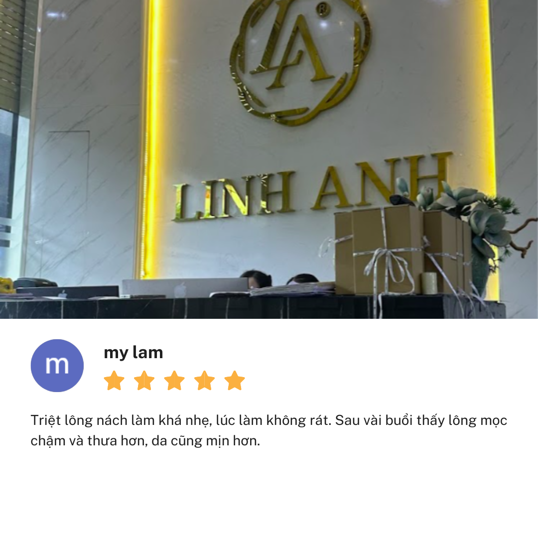 Review Thẩm Mỹ Viện Linh Anh cơ sở Đà Nẵng