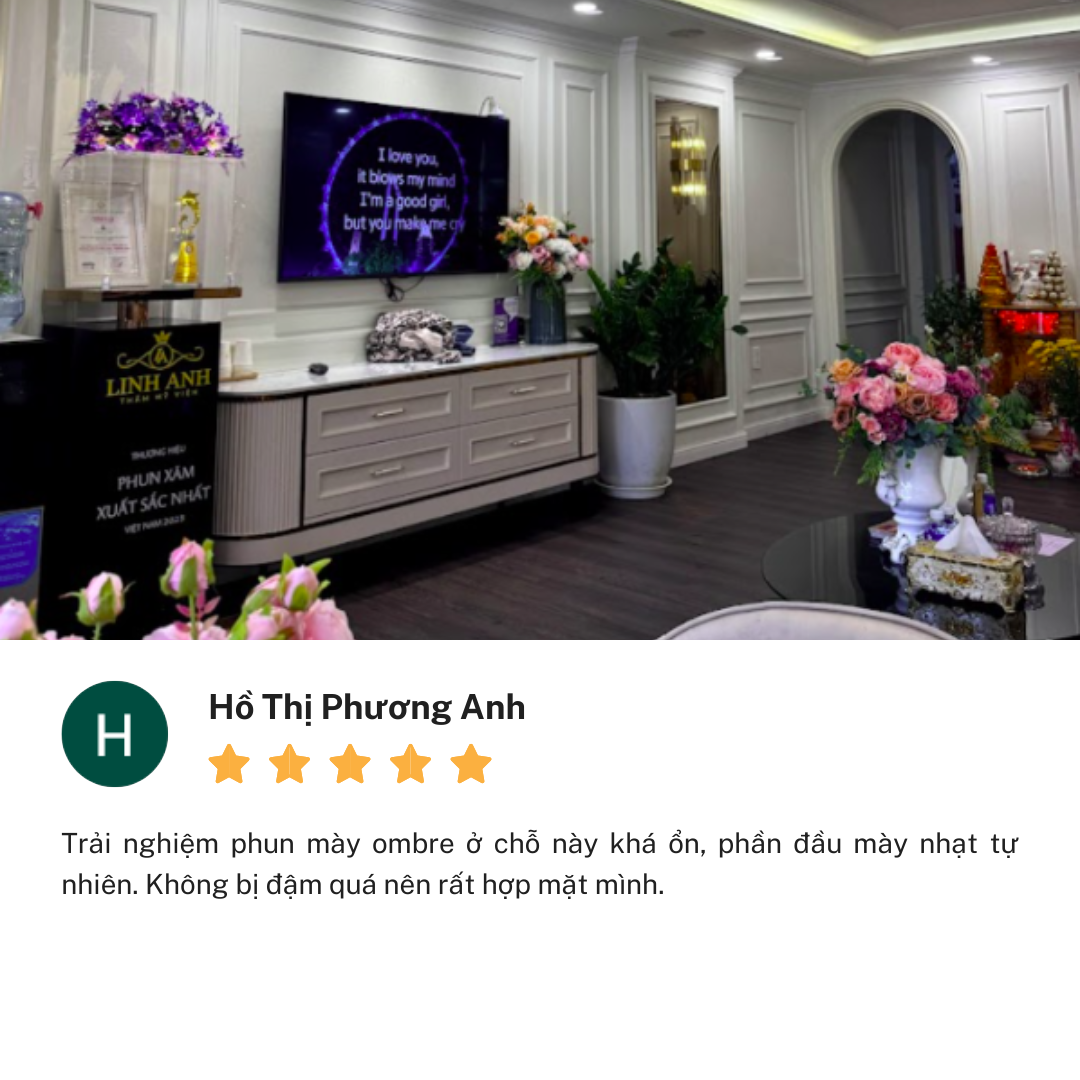 Review Thẩm Mỹ Viện Linh Anh cơ sở Đà Nẵng