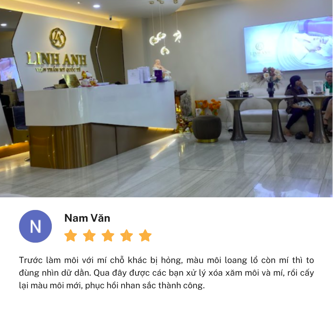 Review Thẩm Mỹ Viện Linh Anh cơ sở Lê Duẩn Đồng Nai