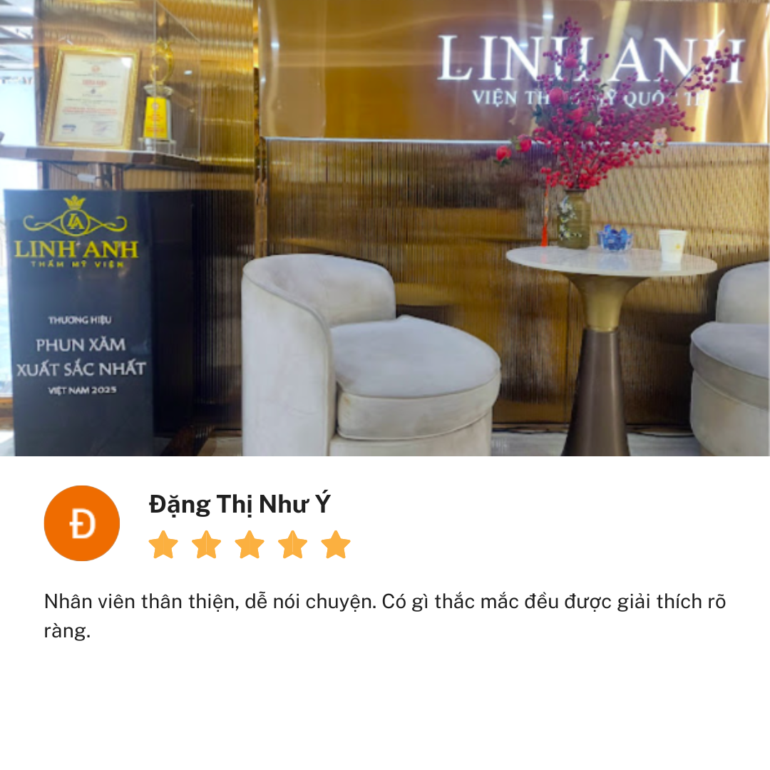 Review Thẩm Mỹ Viện Linh Anh cơ sở Lê Duẩn Đồng Nai