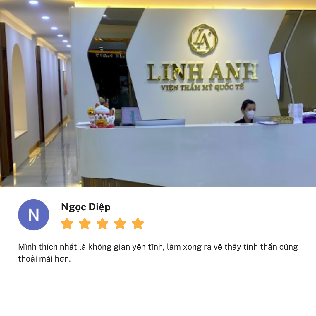 Review Thẩm Mỹ Viện Linh Anh cơ sở Lê Duẩn Đồng Nai