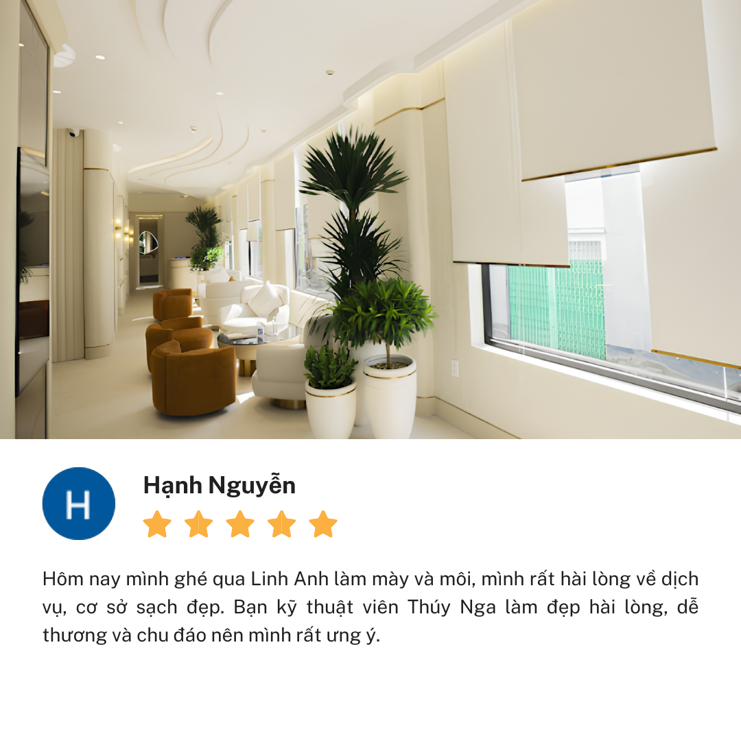 Review Thẩm Mỹ Viện Linh Anh cơ sở Nguyễn Văn Luông