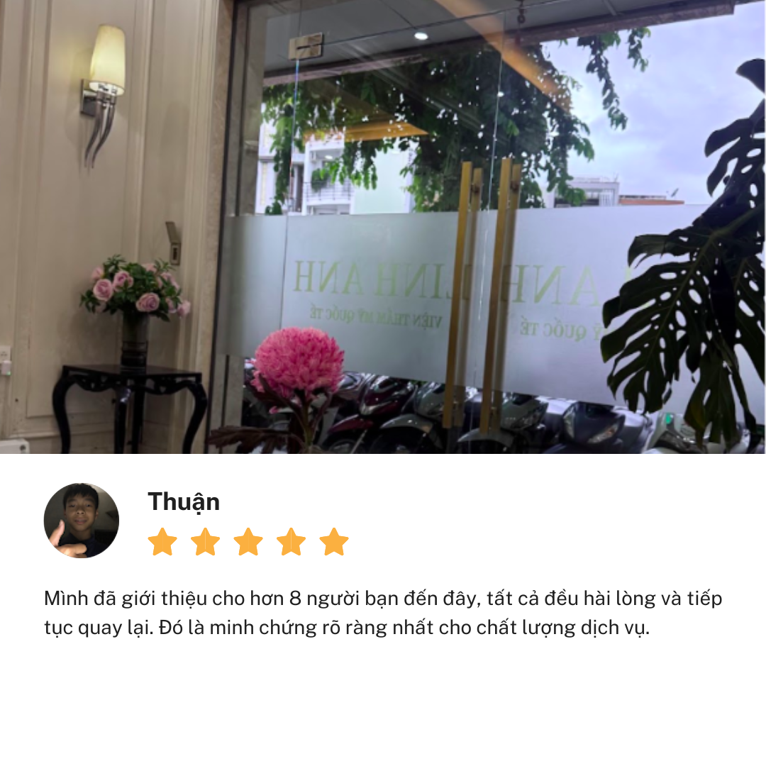 Review cơ sở Thẩm Mỹ Linh Anh Phan Văn Trị