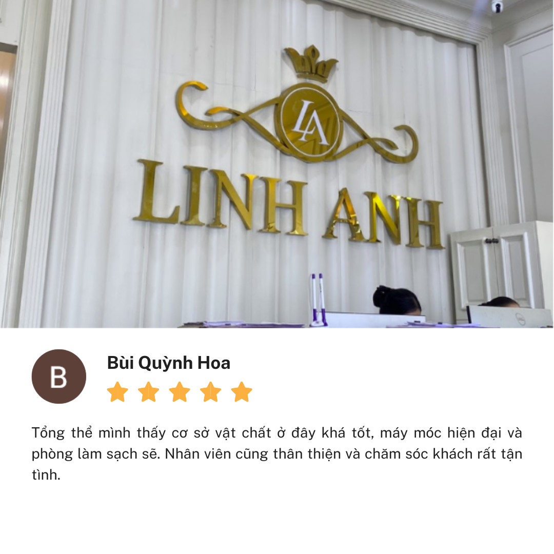 Review cơ sở Thẩm Mỹ Linh Anh Phan Văn Trị
