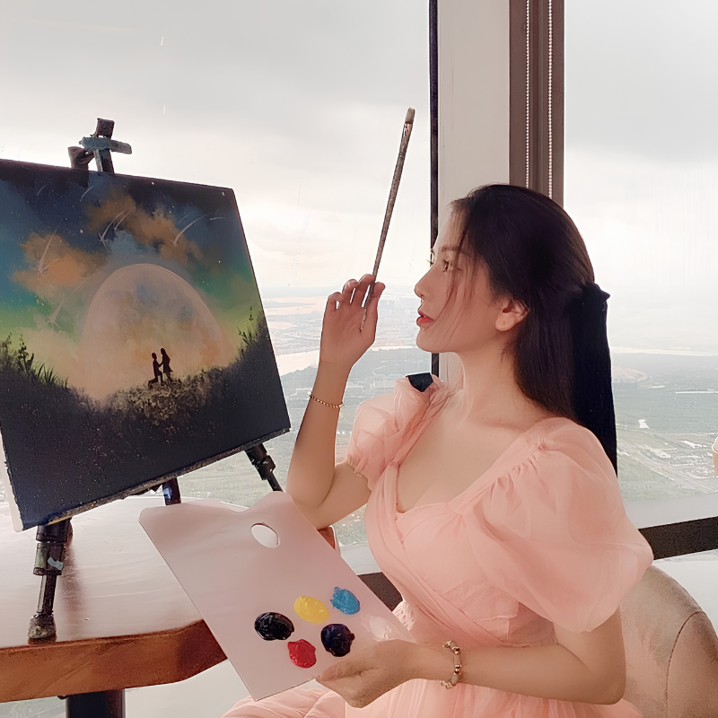 Chụp ảnh cận mặt đẹp cho nữ