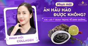 Phun xăm môi ăn dầu hào được không