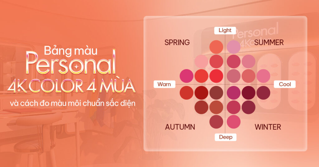 Bảng màu Personal 4K Color tại Linh Anh