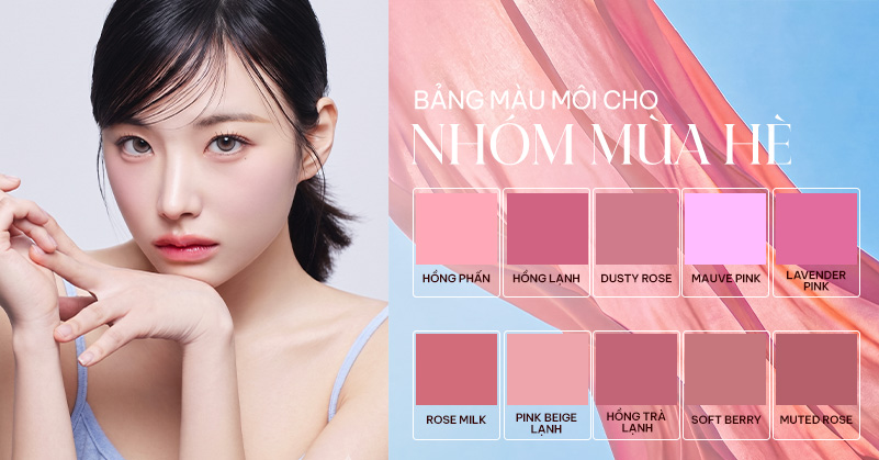 Bảng màu môi Mùa Hạ Personal 4K Color