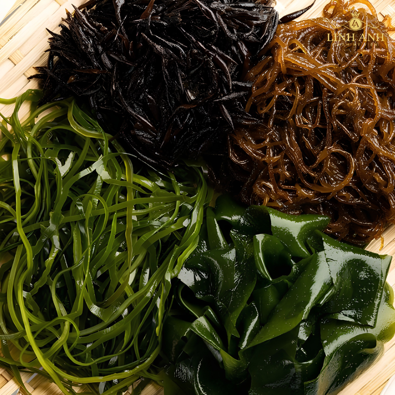 Ăn rong biển tươi sau phun môi