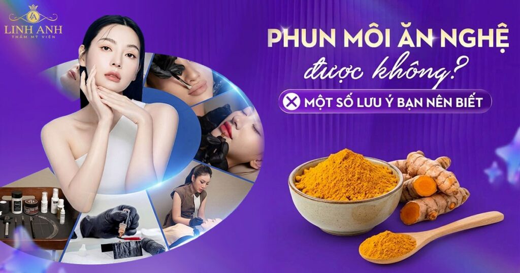 Phun xăm môi ăn nghệ được không