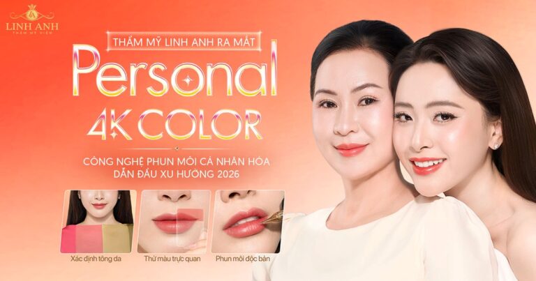 Thẩm Mỹ Linh Anh ra mắt Personal 4K Color: Công nghệ phun môi cá nhân hóa dẫn đầu xu hướng 2026