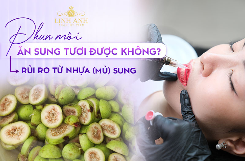 Xăm môi ăn sung được không