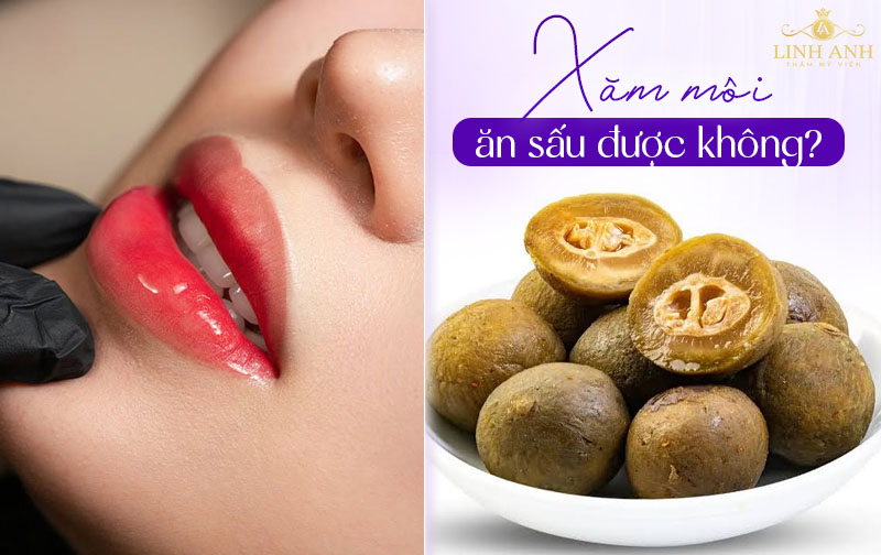 Phun môi ăn sấu được không