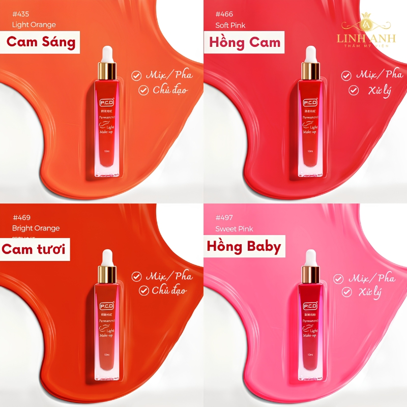 Mực phun xăm môi PCD