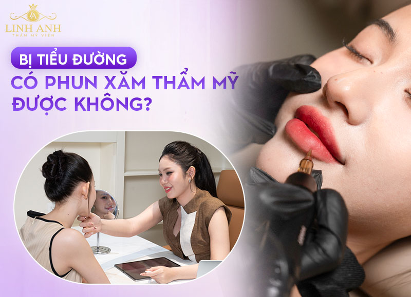 Người bị tiểu đường có phun môi được không