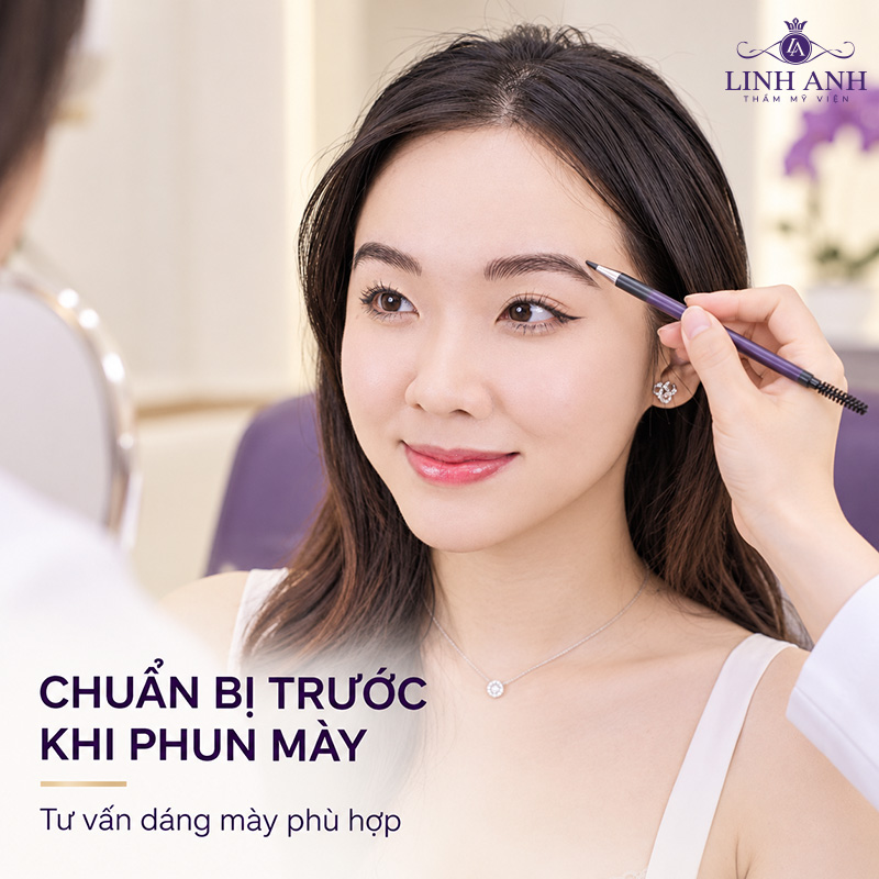 Điều cần chuẩn bị trước khi phun mày