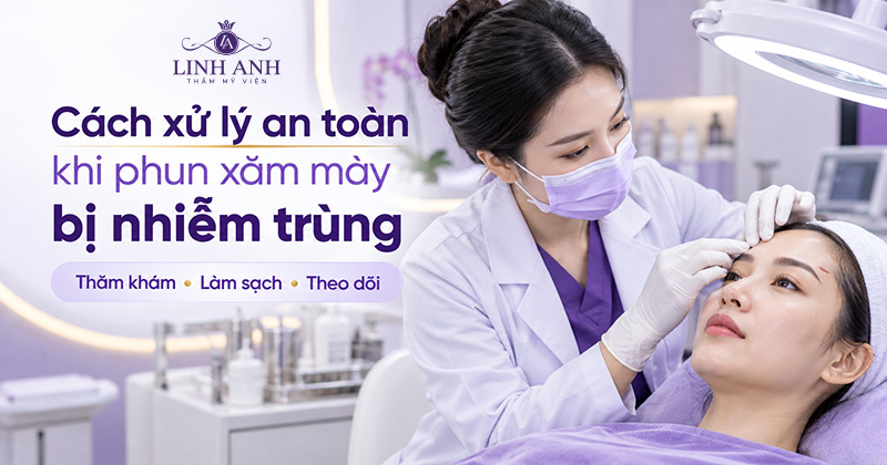 Cần xử lý khi phát hiện mày phun bị nhiễm trùng