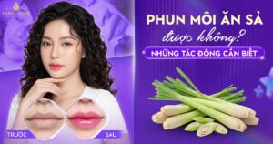 Phun xăm môi ăn sả được không