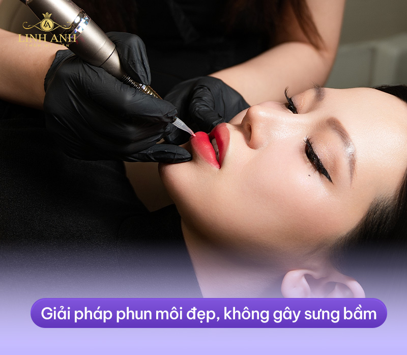 Giải pháp làm môi đẹp tại Thẩm Mỹ Linh Anh