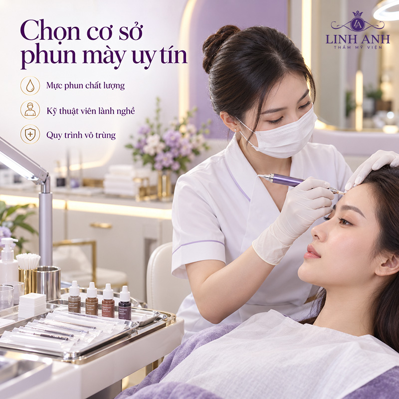 Những điều cần chuẩn bị trước khi phun mày để màu lên chuẩn đẹp 10 Tìm chọn các cơ sở phun mày uy tín