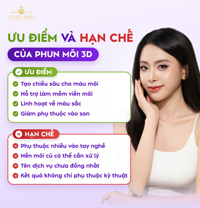 Phun môi 3D là gì? Ưu & Nhược điểm cần lưu ý 22 Ưu điểm và hạn chế của phun môi 3D